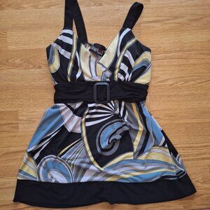 Y2K era colorful tank top